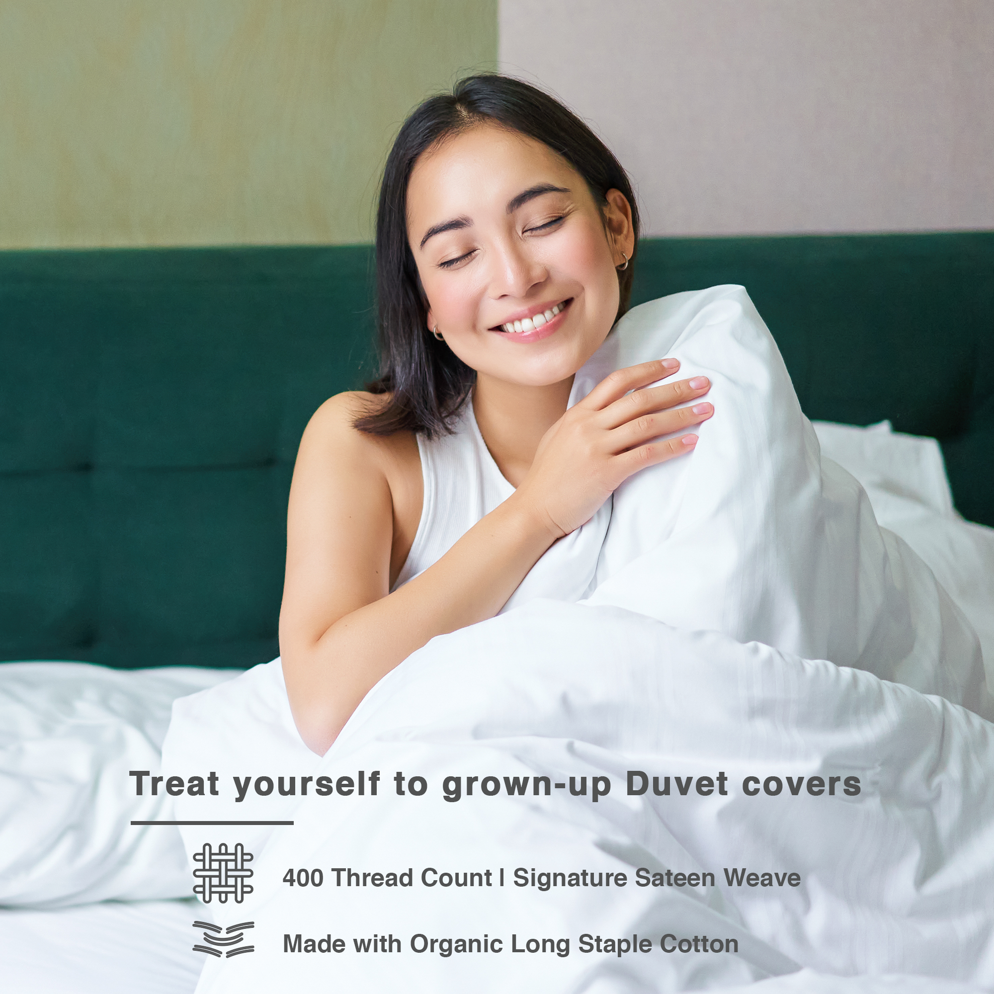 100% Organic Cotton Duvet Cover