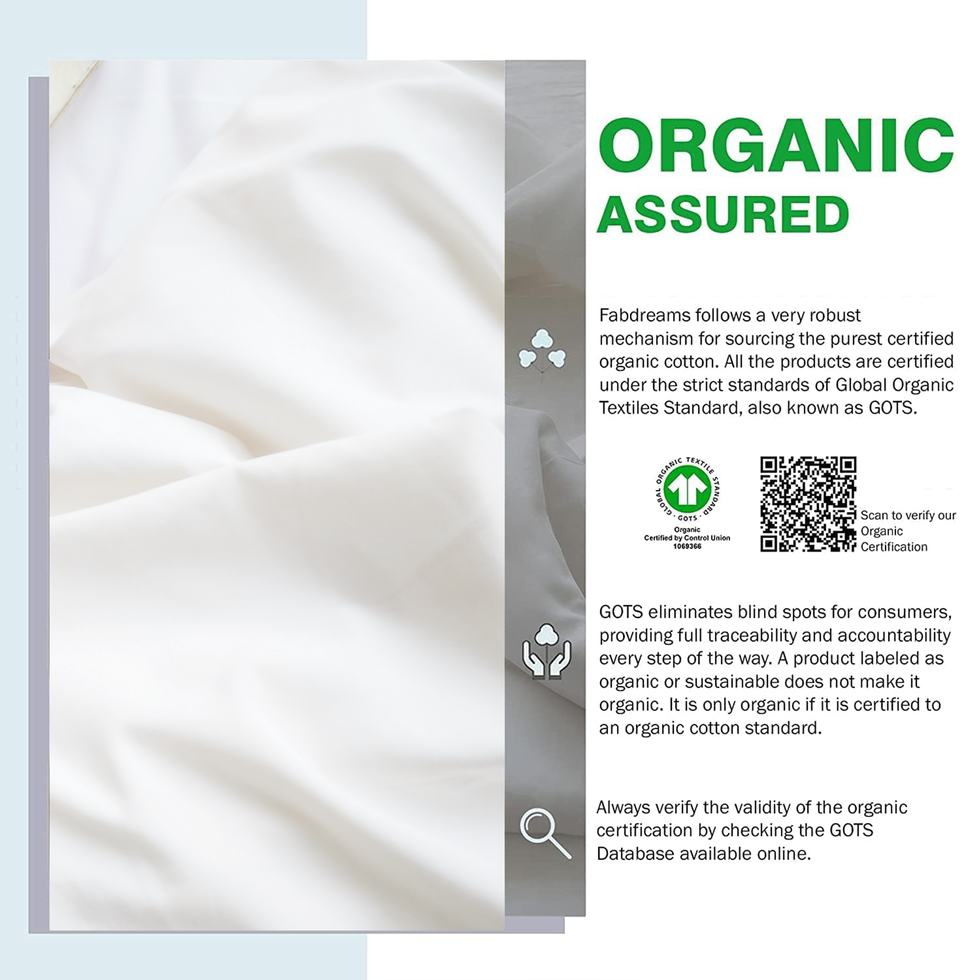 100% Organic Cotton Duvet Cover