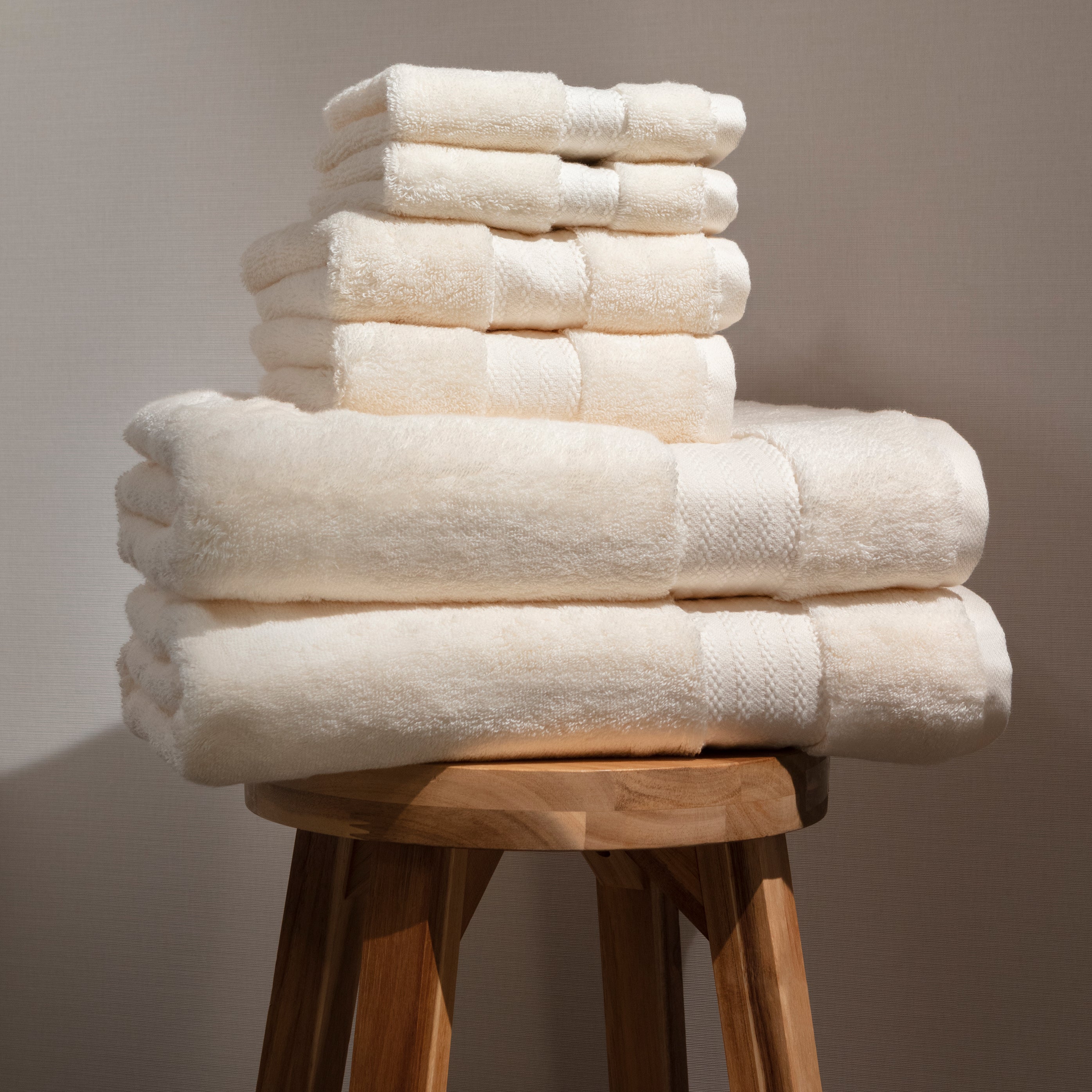 Fabdreams 2-Piece Certified Organic Cotton Bath Sheet Set (ivory)