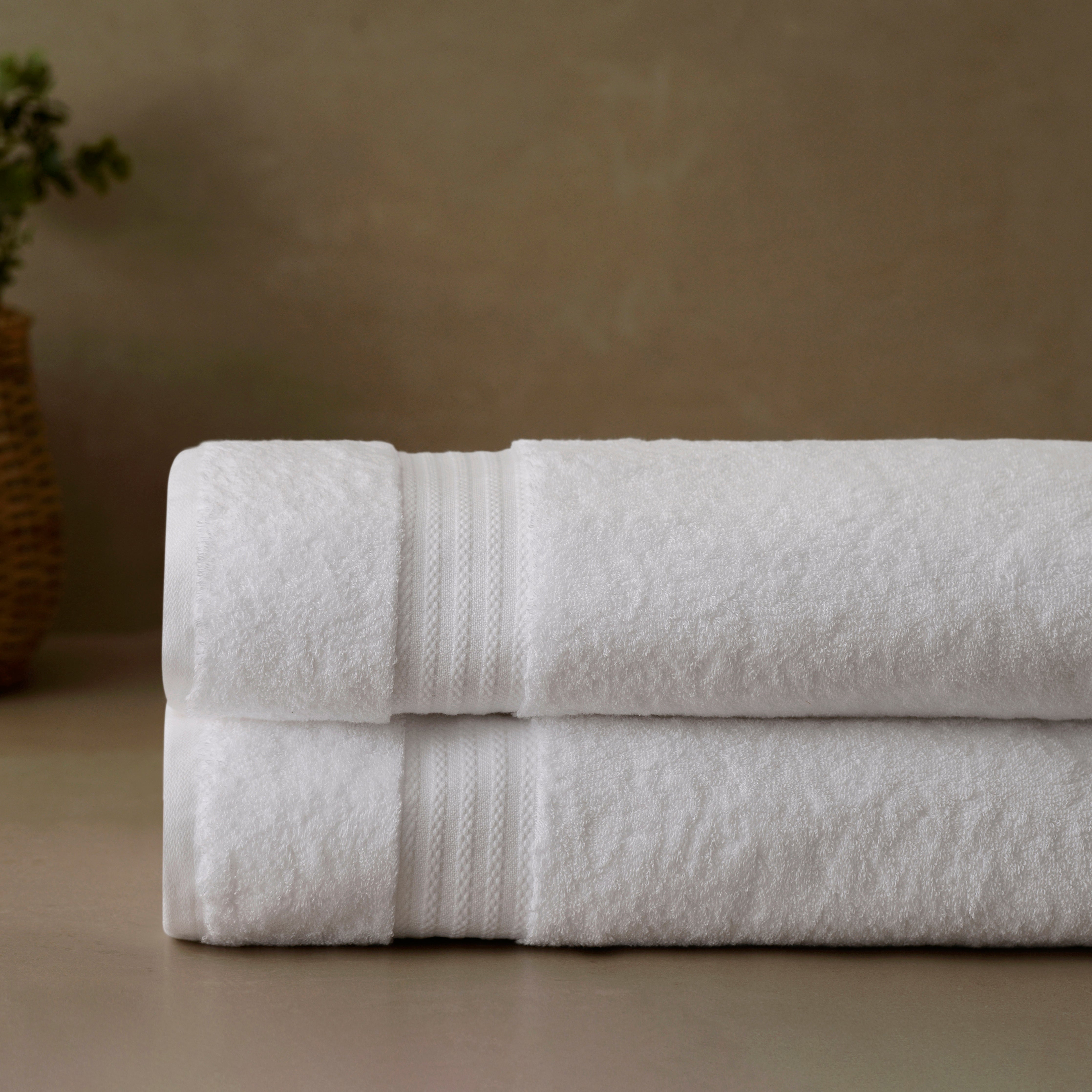 100% Organic Cotton Bath Towel Set | Bathroom Luxury Towel Set of 6 | GOTS  Certified | Hotel Premium Towels | 700 GSM | 2 Bath Towels 30 x 56 | 2 Hand